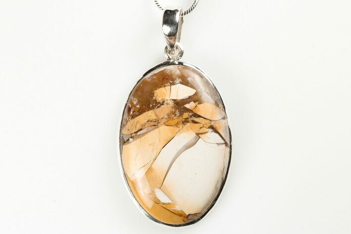Ibis Jasper Pendant (Necklace) - Sterling Silver #192392